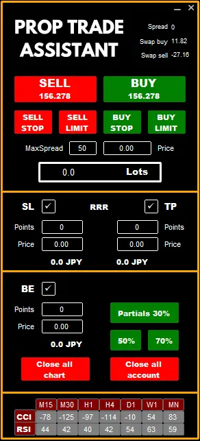 Prop Trade Assistant