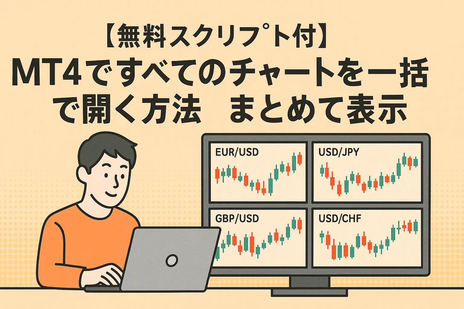 チャートを一括で開く方法アイキャッチ