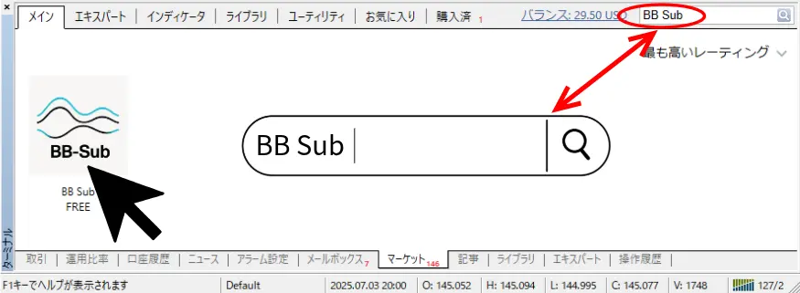 BB Sub-MT4